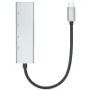 Plexgear USB-C-hub med 4 porte