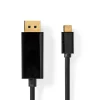 Plexgear USB-C-kabel til DisplayPort - 2 m