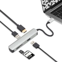 Plexgear USB-C Multiadapter - 5 porte
