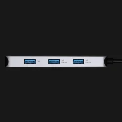 Plexgear USB-C Multiadapter - 100 W Passthrough - 9 porte