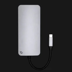 Plexgear USB-C Multiadapter - 100 W Passthrough - 9 porte