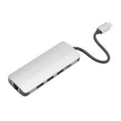 Plexgear USB-C Multiadapter - 100 W Passthrough - 5 porte