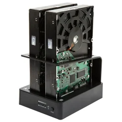 Plexgear USB 5 Gb/s dockingstation med diskkloning