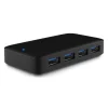 Plexgear USB 5 Gb/s-hub med strømforsyning 4-vejs