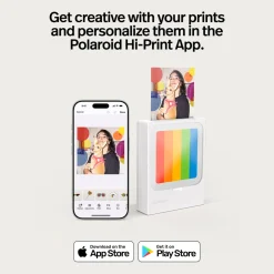 Polaroid Hi-Print 3-3 Foto Printer - bærbar fotoskriver - + 60 ark