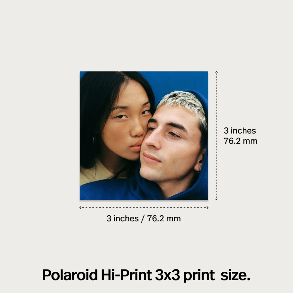 Polaroid Hi-Print 3-3 Foto Printer - bærbar fotoskriver - + 60 ark
