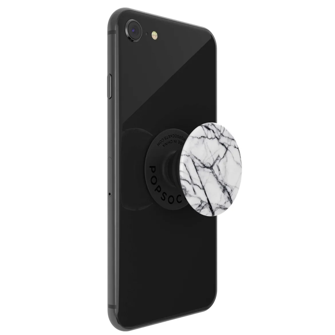 Popsockets Aftageligt greb til mobil - Hvid marmor