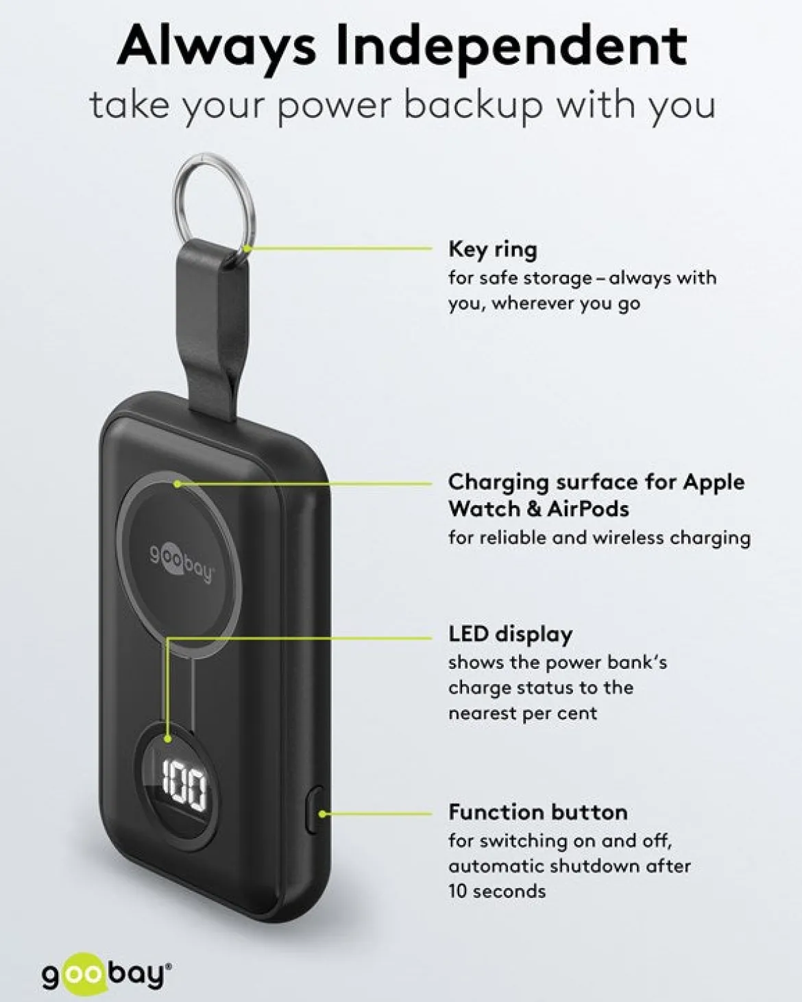 Powerbank til Apple Watch