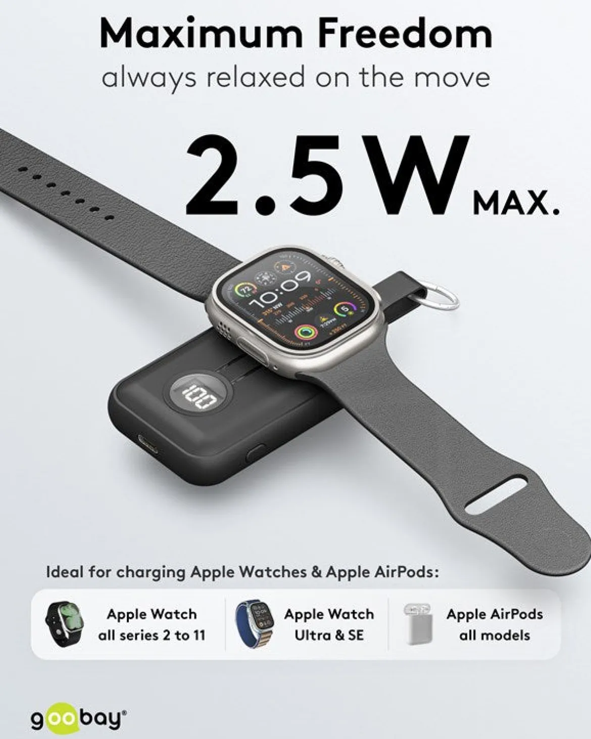 Powerbank til Apple Watch