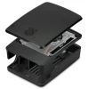 Raspberry Pi SC1159 Kabinet med ventilator til Raspberry Pi 5 Model B - Sort/Grå