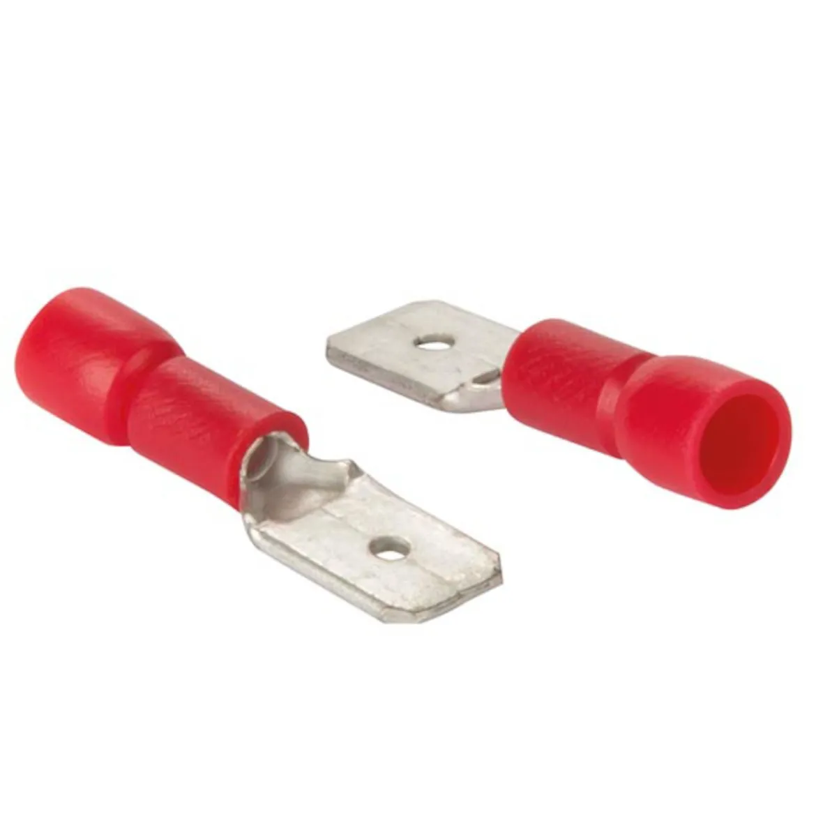 Rød fladstift 10-pakning - 2,8 mm