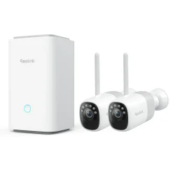 Reolink Home Hub med 2x Altas 2K-kameraer