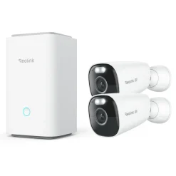 Reolink Home Hub med 2x Argus Eco Ultra 4K-kamera
