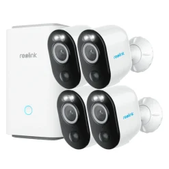 Reolink Home Hub med 4x Argus 3 Pro 2K-kamera