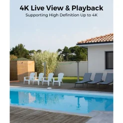 Reolink Home Hub med 2x Argus 3 Ultra 4K-kamera