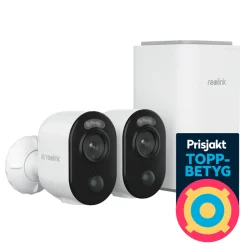 Reolink Home Hub med 2x Argus 3 Ultra 4K-kamera
