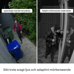 Ring Outdoor Cam Pro Plug-in - Retinal 4K overvågningskamera, Hvid