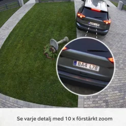 Ring Outdoor Cam Pro Plug-in - Retinal 4K overvågningskamera, Sort
