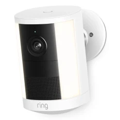 Ring Spotlight Cam Battery (2nd Gen) trådløst overvågningskamera, Hvid