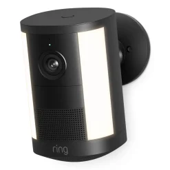 Ring Spotlight Cam Battery (2nd Gen) trådløst overvågningskamera, Sort