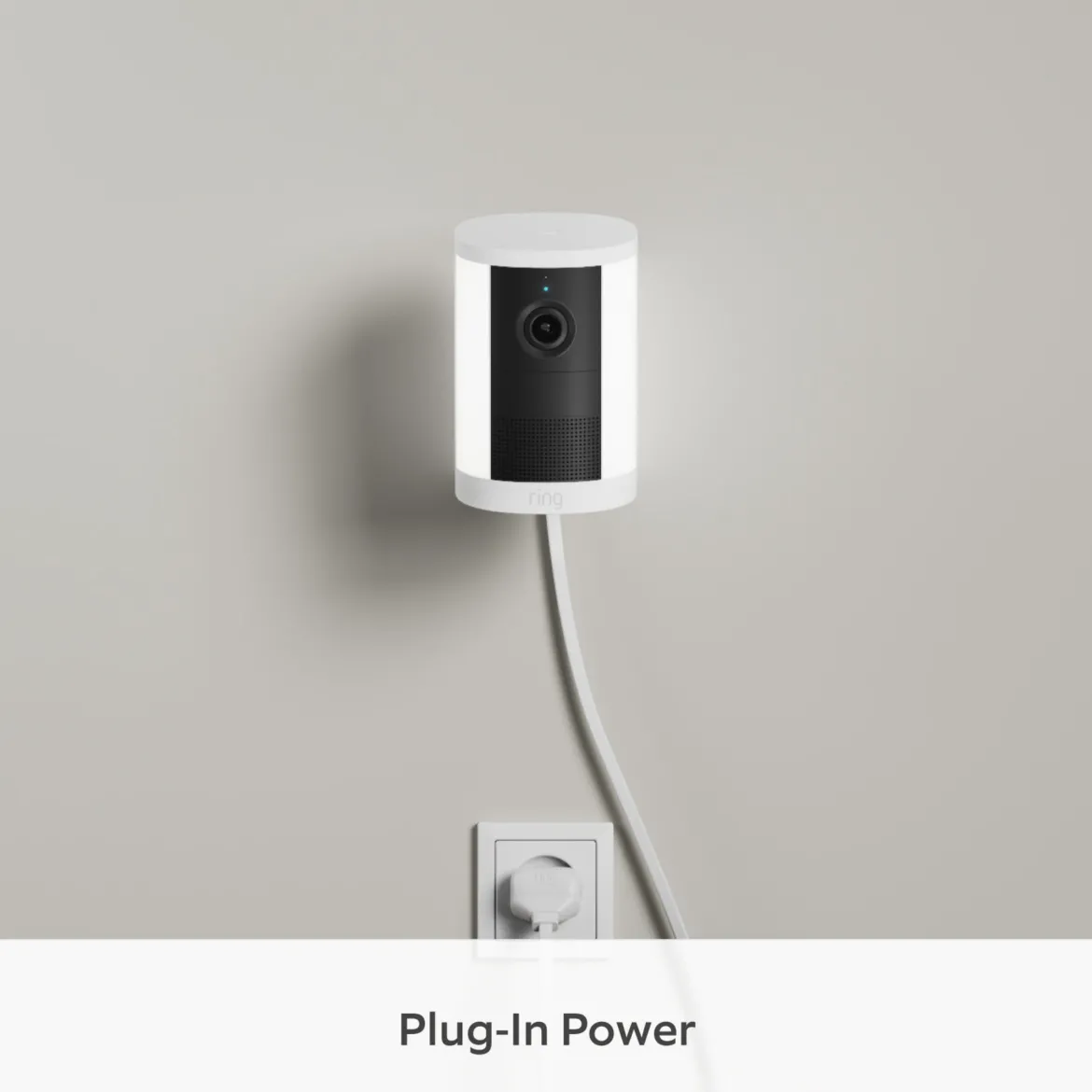 Ring Spotlight Cam Plug-in, Retinal 2K, Sort