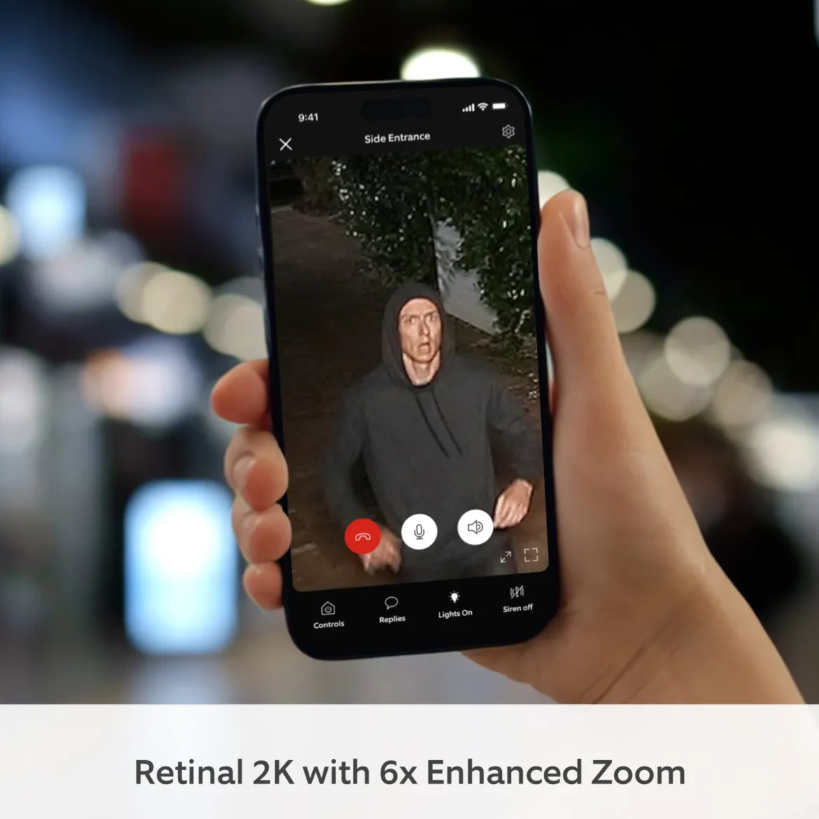 Ring Spotlight Cam Plug-in, Retinal 2K, Sort
