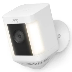 Ring Spotlight Cam Plus Battery Trådløs overvågningskamera - Hvid