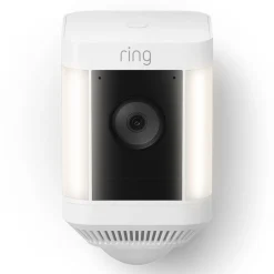 Ring Spotlight Cam Plus Battery Trådløs overvågningskamera - Hvid