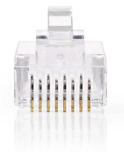 RJ45 Modularstik til Blød Cat 6 UTP kabel - 10 stk.