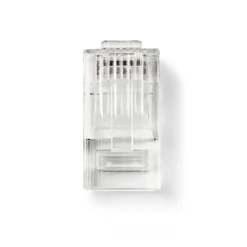 RJ45 Modularstik til Blød Cat 6 UTP kabel - 10 stk.