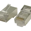 RJ45-stik til rund blød Cat. 6 FTP-kabel 10-pakke
