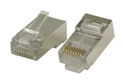 RJ45-stik til rund blød Cat. 6 FTP-kabel 10-pakke