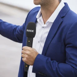 Rode Interview med en trådløs mikrofon