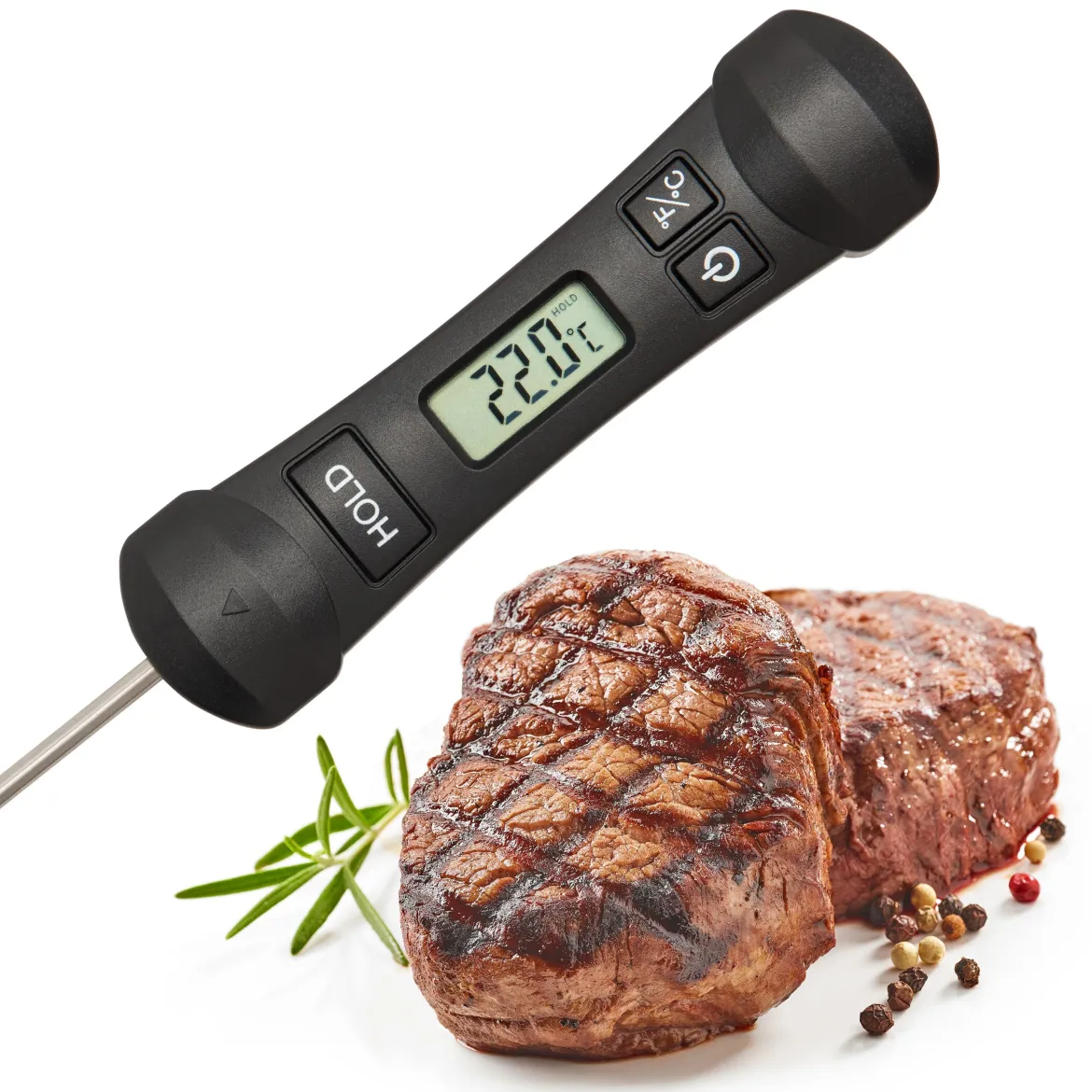 Rubicson Digital køkkentermometer - foldbar