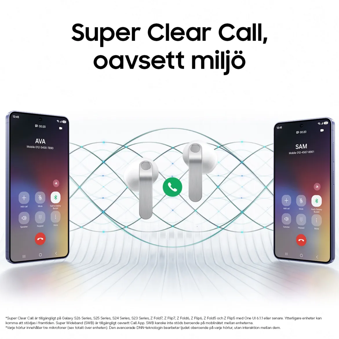Samsung Galaxy Buds4 - Hvid
