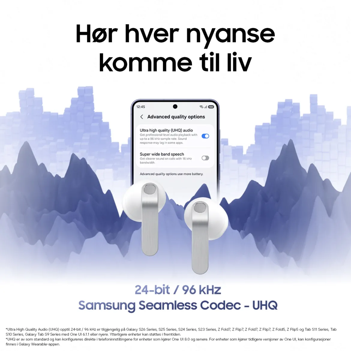 Samsung Galaxy Buds4 - Hvid