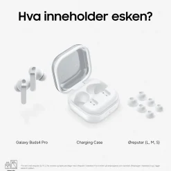 Samsung Galaxy Buds4 Pro - Hvid