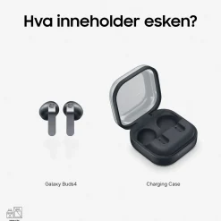Samsung Galaxy Buds4 - Sort