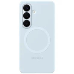 Samsung Galaxy S26 Silikone Magnet Etui - Himmelblå