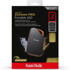 Sandisk Bærbar SSD Extreme PRO - 2 TB