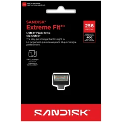 Sandisk Extreme Fit - USB-C-hukommelse - 256 GB