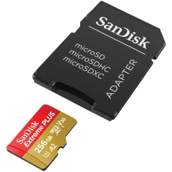 Sandisk Extreme Plus Micro-SD-kort - 256 GB