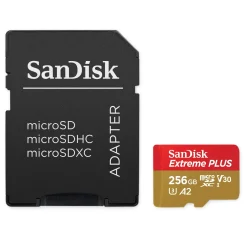 Sandisk Extreme Plus Micro-SD-kort - 256 GB