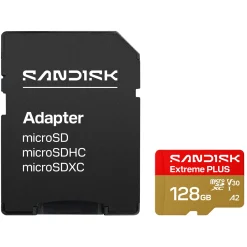 Sandisk Extreme PLUS microSDXC - 128 GB - 250/120 MB/s