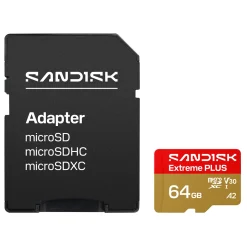 Sandisk Extreme PLUS microSDXC - 64 GB - 200/90 MB/s