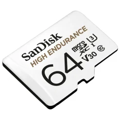 Sandisk High Endurance Micro-SD-kort - 64 GB