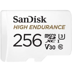 Sandisk High Endurance Micro-SD-kort - 256 GB