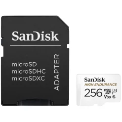 Sandisk High Endurance Micro-SD-kort - 256 GB