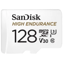 Sandisk High Endurance Micro-SD-kort - 128 GB
