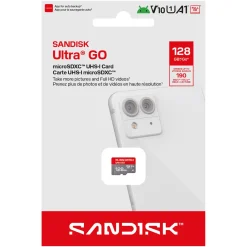 Sandisk microSD Ultra Go hukommelseskort - 128 GB (190 MB/s)
